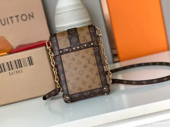 AAA Pruses Bags TRUNK VERTICAL POCHETTE LOUIS VUITTON 0705
